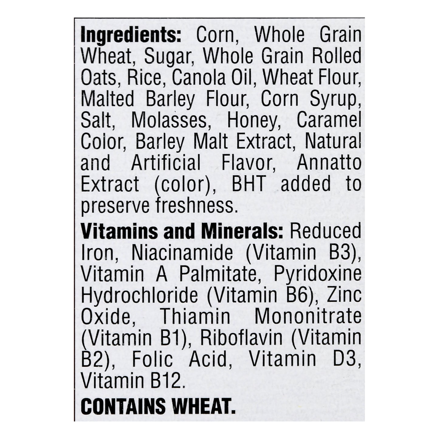 Honey Bunches Of Oats Honey Roasted Cereal 18 oz