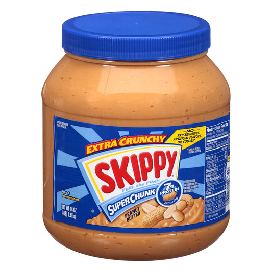 Skippy® Super Chunk® Extra Crunchy Peanut Butter 64 oz. Jar