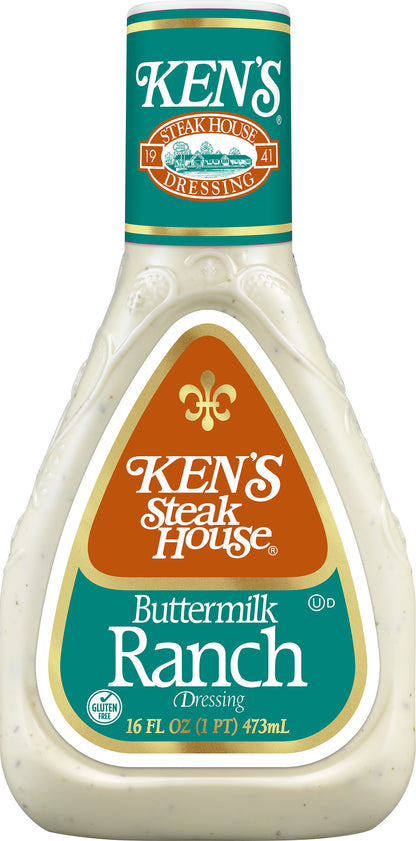 Ken's Steak House Buttermilk Ranch Dressing 16 oz