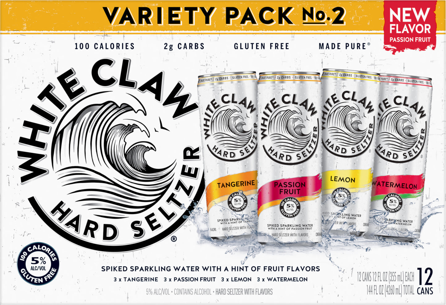White Claw Hard Seltzer Variety Pack No.2 12pk