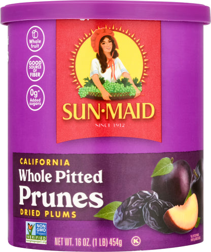 Sun-Maid Whole Pitted Prunes Dried Plums 16 oz