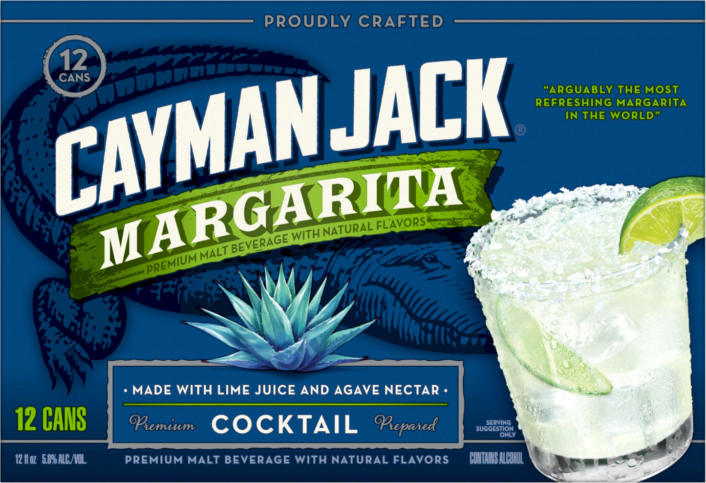 Cayman Jack 12 Pack Margarita Malt Beverage 12 ea
