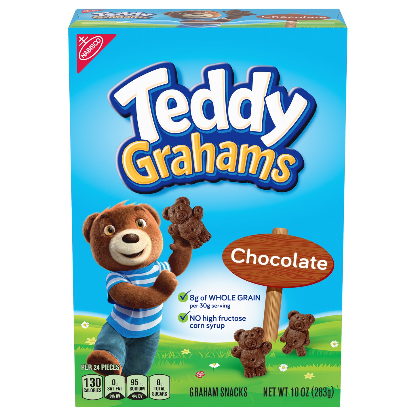 Nabisco Teddy Grahams Chocolate Graham Snacks 10 oz. Box