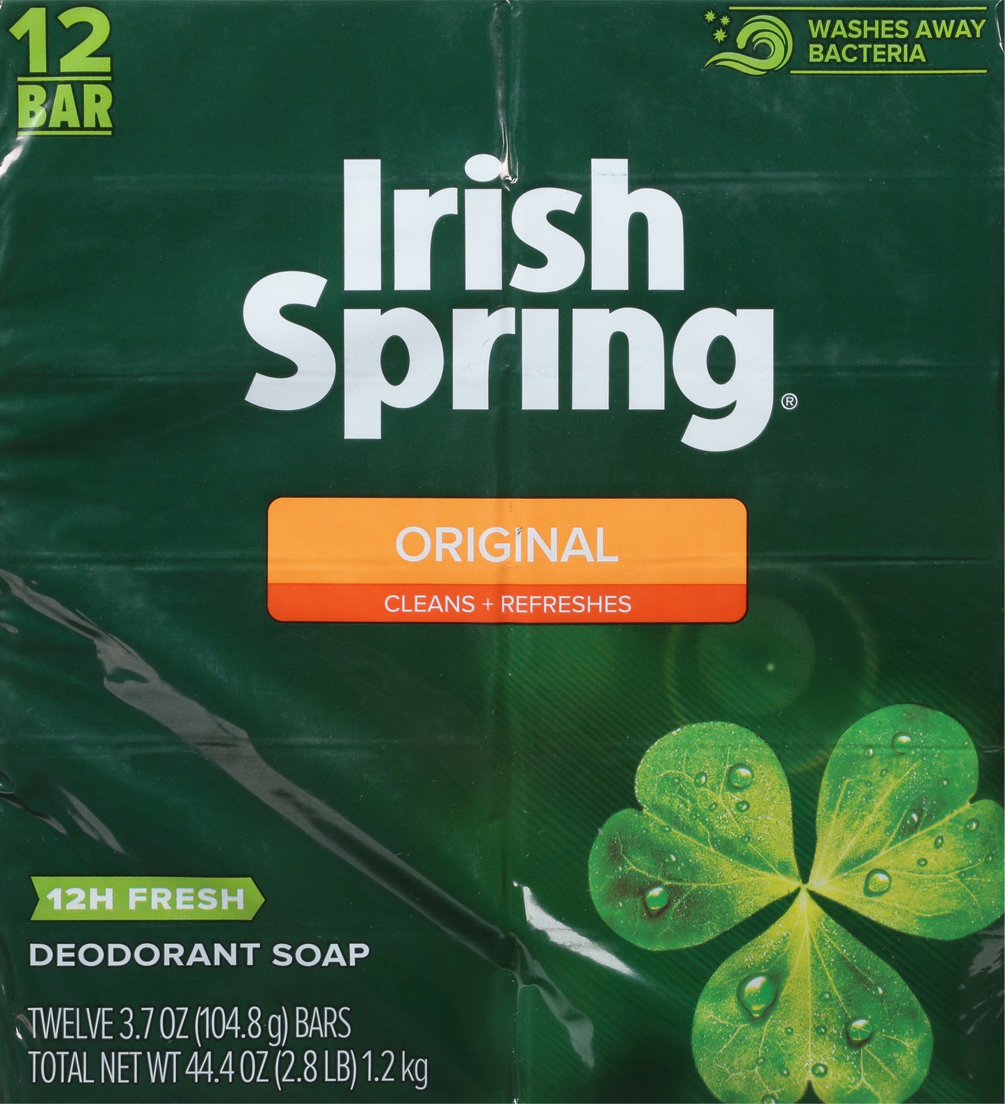 Irish Spring Original Deodorant Soap 12-3.7 oz Bars