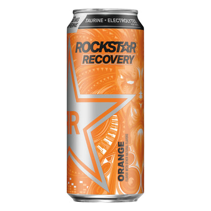 Rockstar Recovery Orange Energy Drink 16 oz