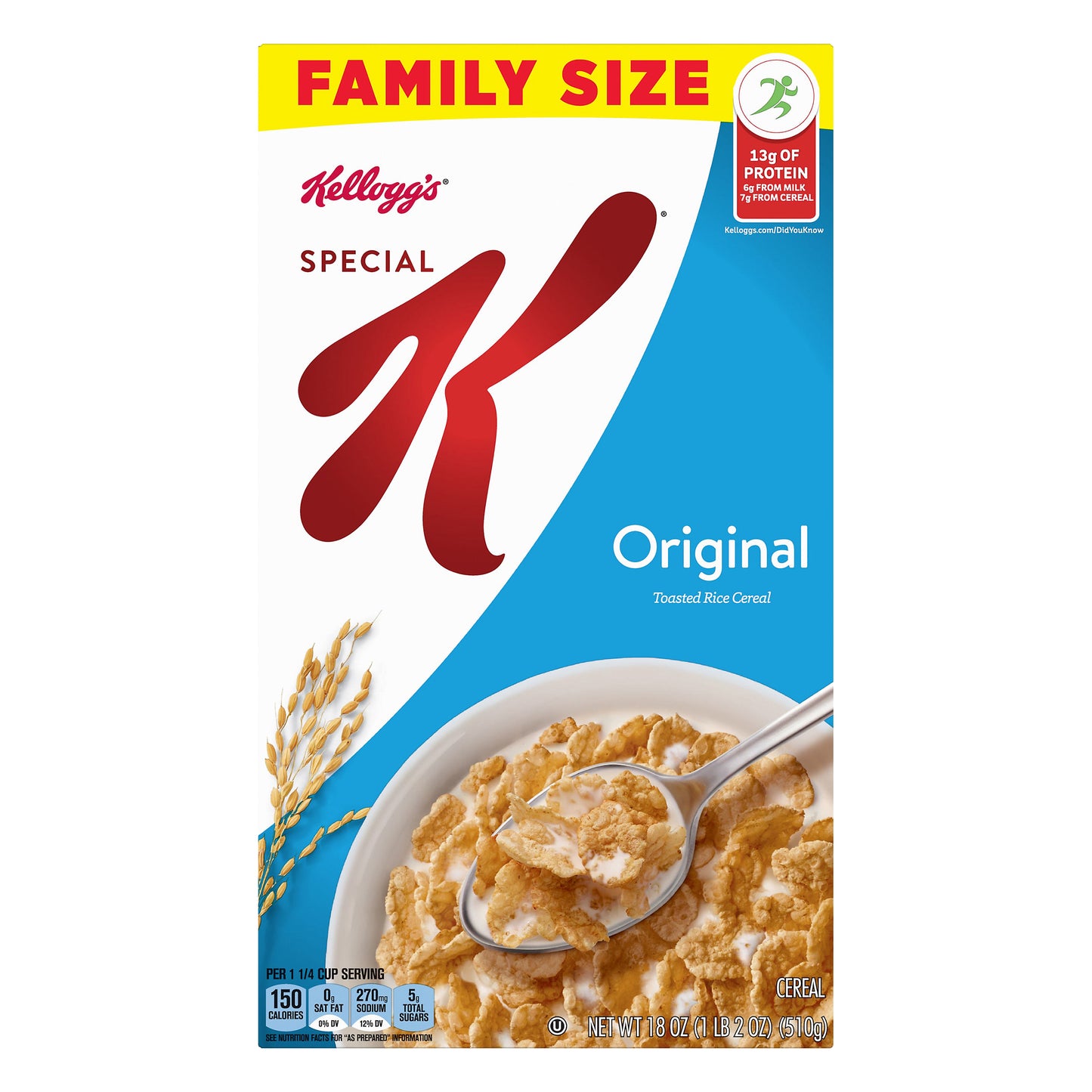 Special K Family Size Original Cereal 18 oz