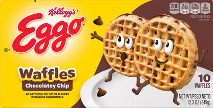 Eggo Chocolatey Chip Waffles 10 ea