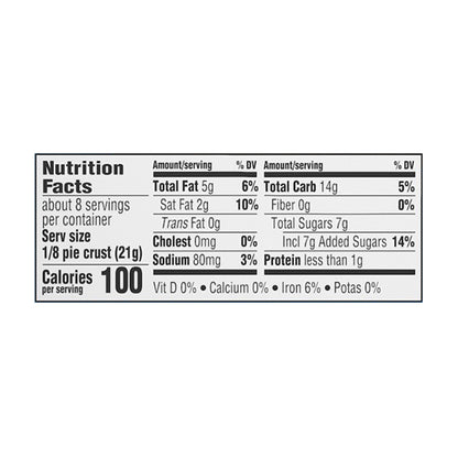 MONDELEZ GLOBAL LLC (SNACKS US) OREO LABEL - OREO - PIE CRUST - 6Z - 044000048341 - BE - H2R - WAVE