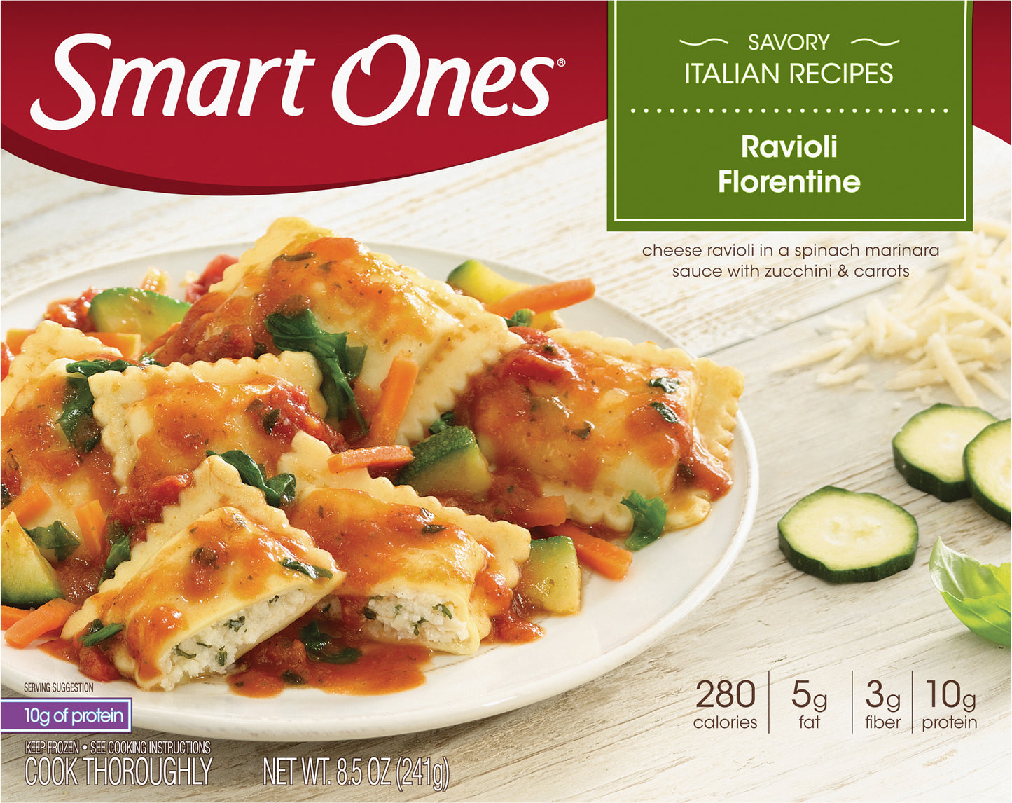 Smart Ones® Savory Italian Recipes Ravioli Florentine 8.5 oz. Box