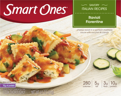 Smart Ones® Savory Italian Recipes Ravioli Florentine 8.5 oz. Box