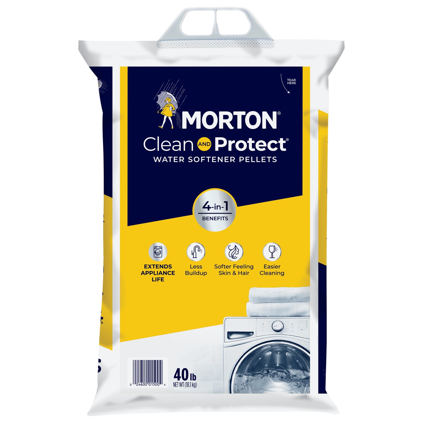 Morton Clean and Protect Water Softener Pellets 40 lb