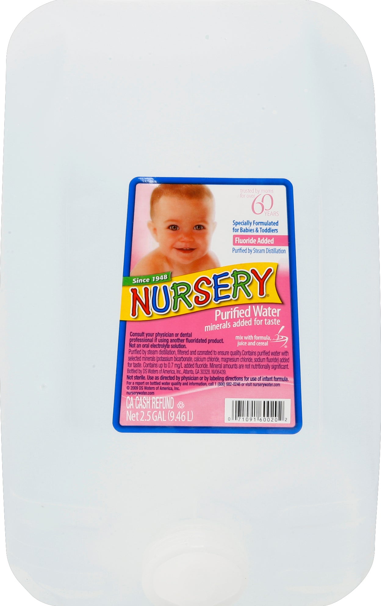 Nursery Water 2.5 gl