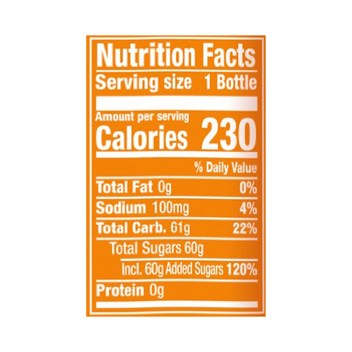 Crush Orange Soda, .5 L bottles, 6 pack