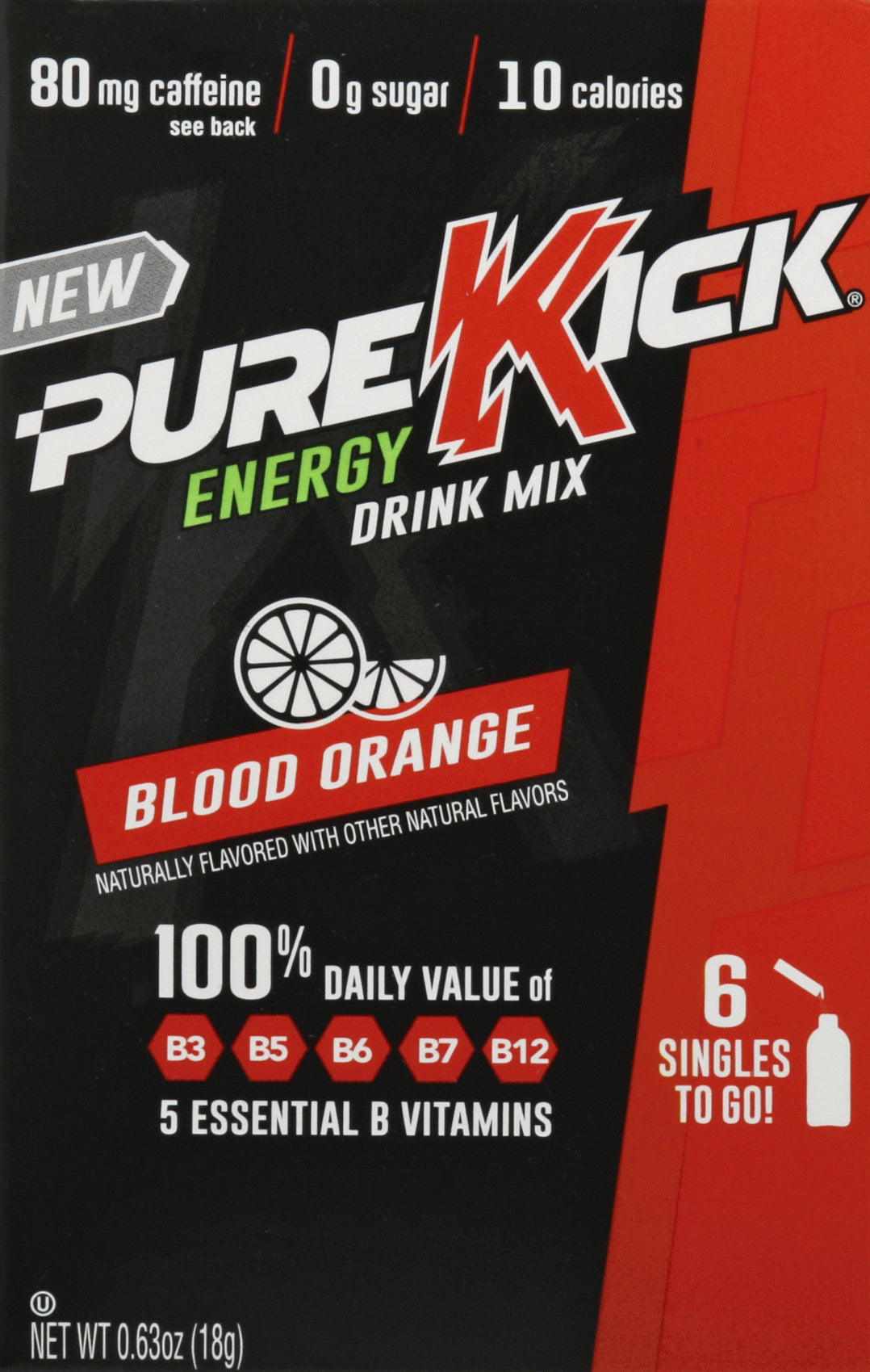 Pure Kick Energy Drink Mix 6 ea