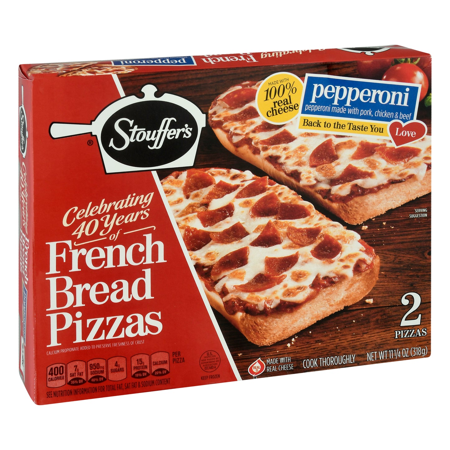 Stouffer's Pepperoni French Bread Pizzas 2 ea