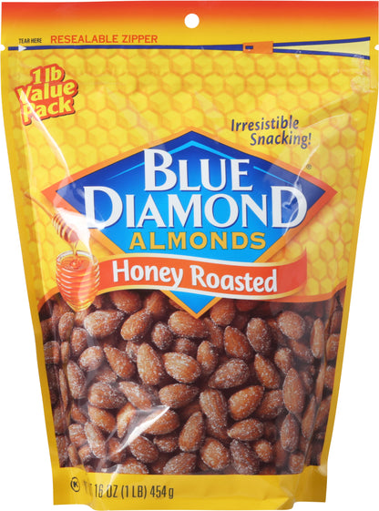Blue Diamond Value Pack Honey Roasted Almonds 16 oz