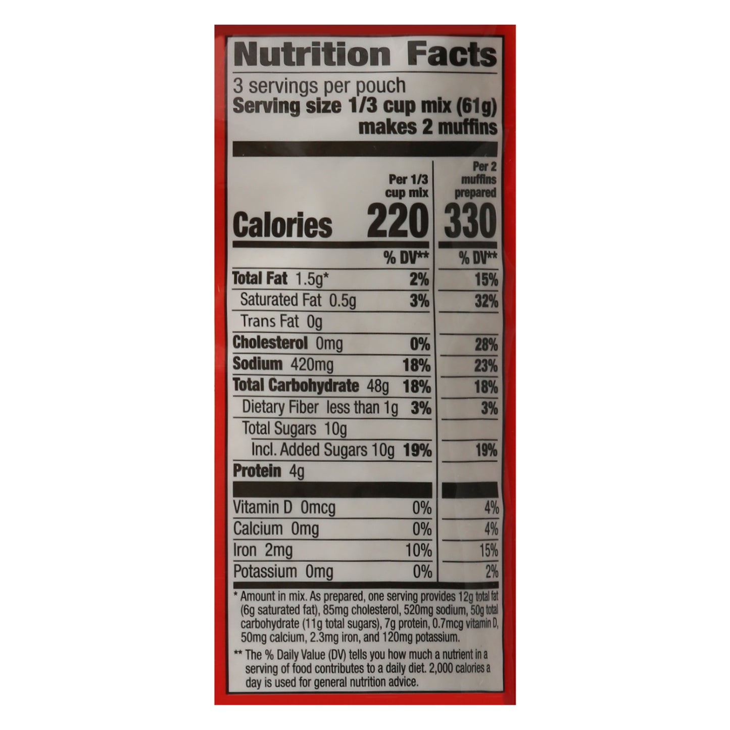 Betty Crocker Cornbread & Muffin Mix 6.5 oz