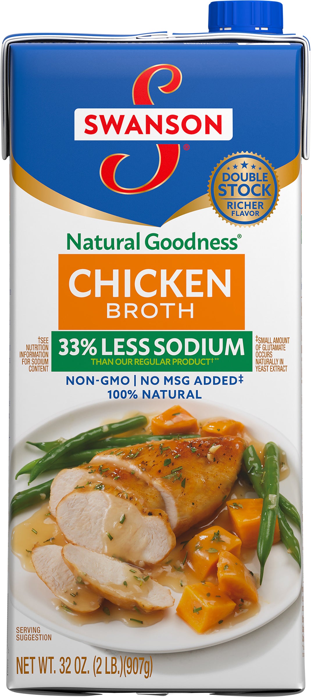 Swanson Natural Goodness 100% Natural Chicken Broth 32 oz