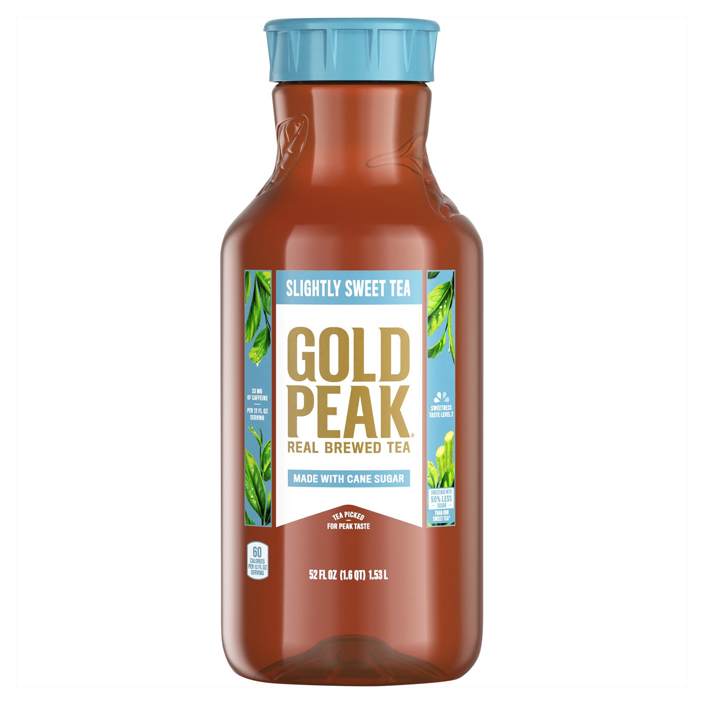 Gold Peak Slightly Sweet Tea Bottle, 52 fl oz