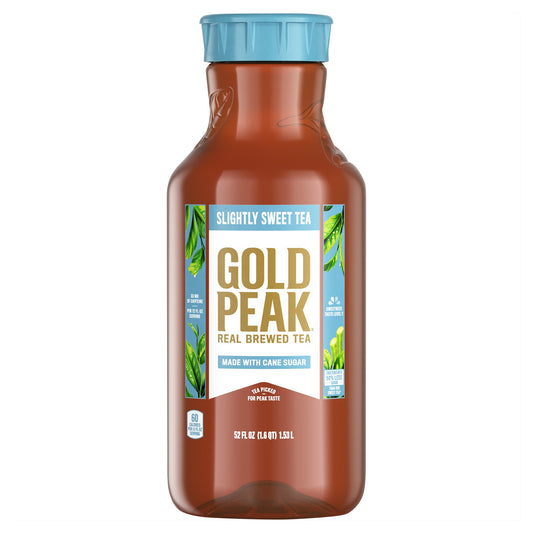 Gold Peak Slightly Sweet Tea Bottle, 52 fl oz