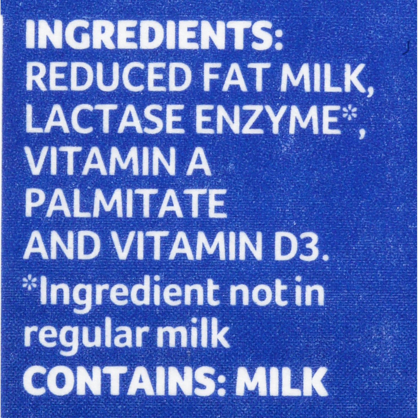 Lactaid® 100% Lactose Free 2% Reduced Fat Milk 1 qt. Carton