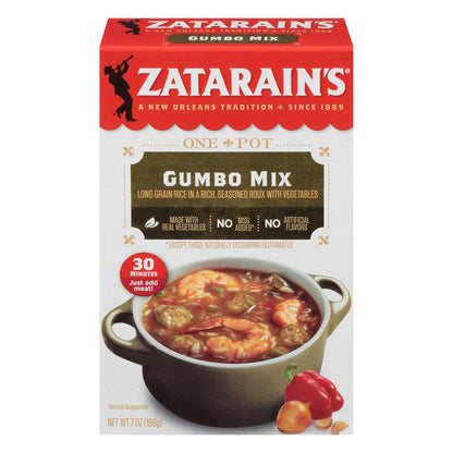 Zatarain's® One Pot Gumbo Mix 7 oz. Box
