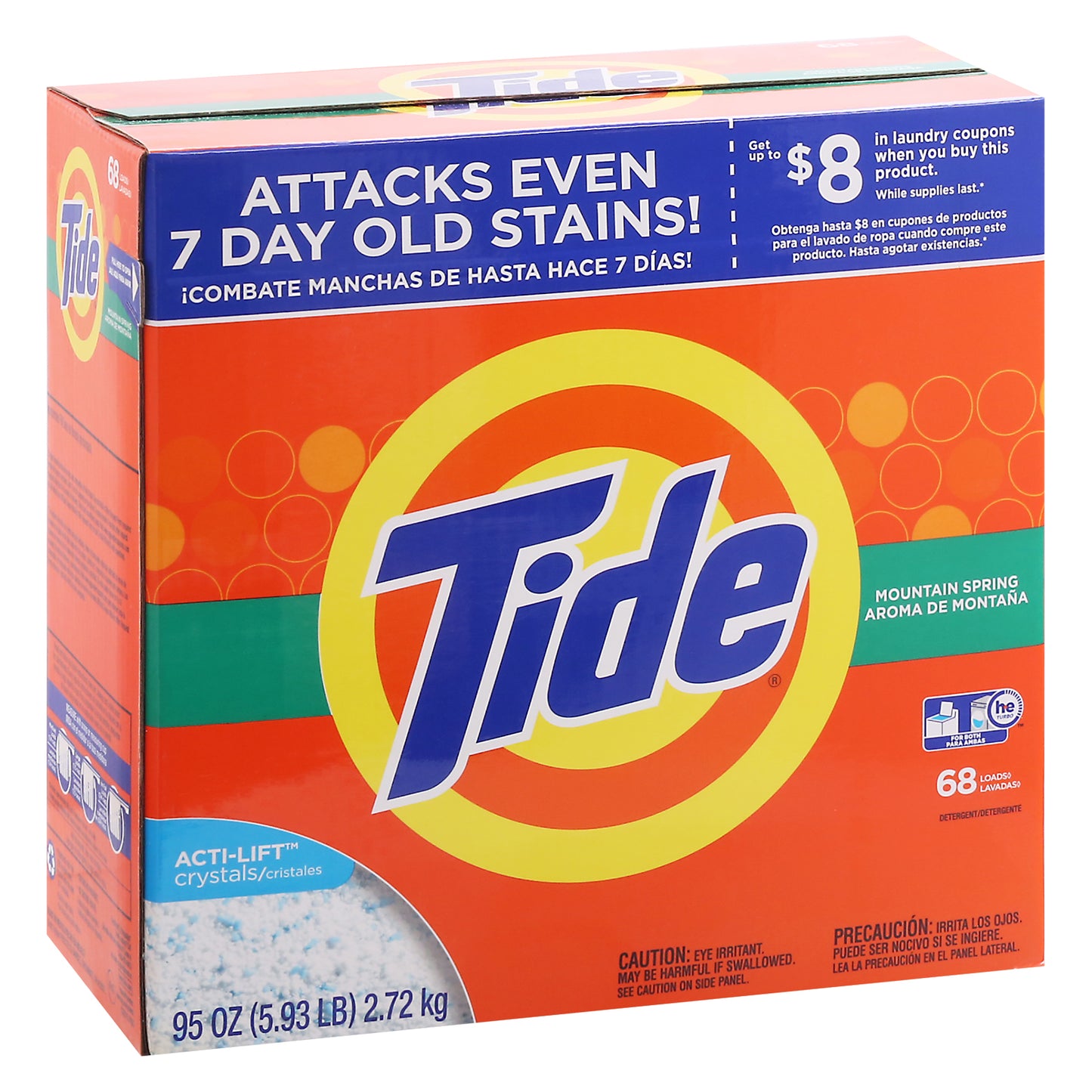 Tide Mountain Spring Detergent 95 oz