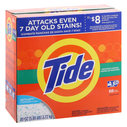 Tide Mountain Spring Detergent 95 oz