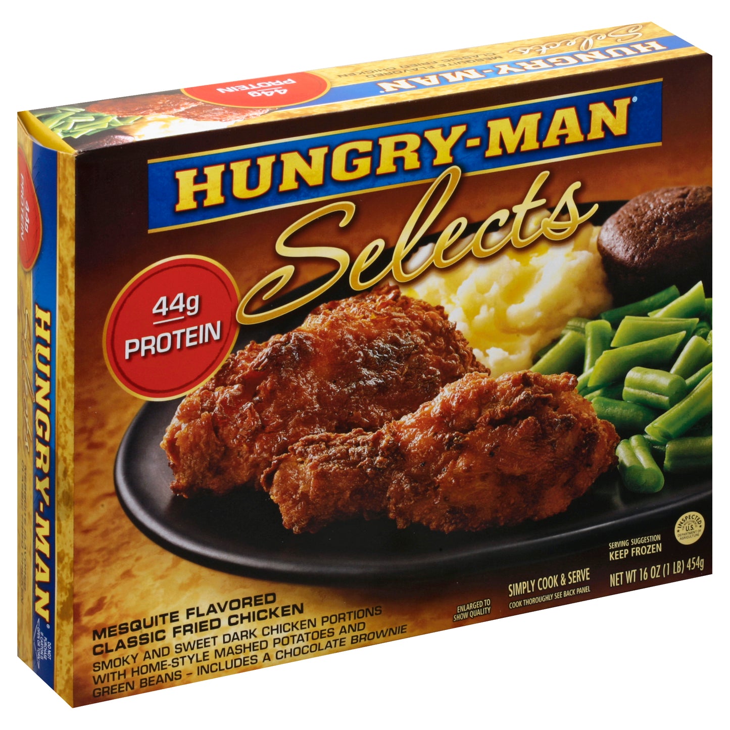 Hungry-Man Mesquite Flavored Fried Classic Fried Chicken 16 oz