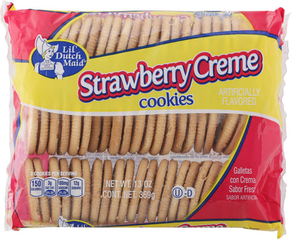 Lil Dutch Maid Strawberry Creme Cookies 13 oz
