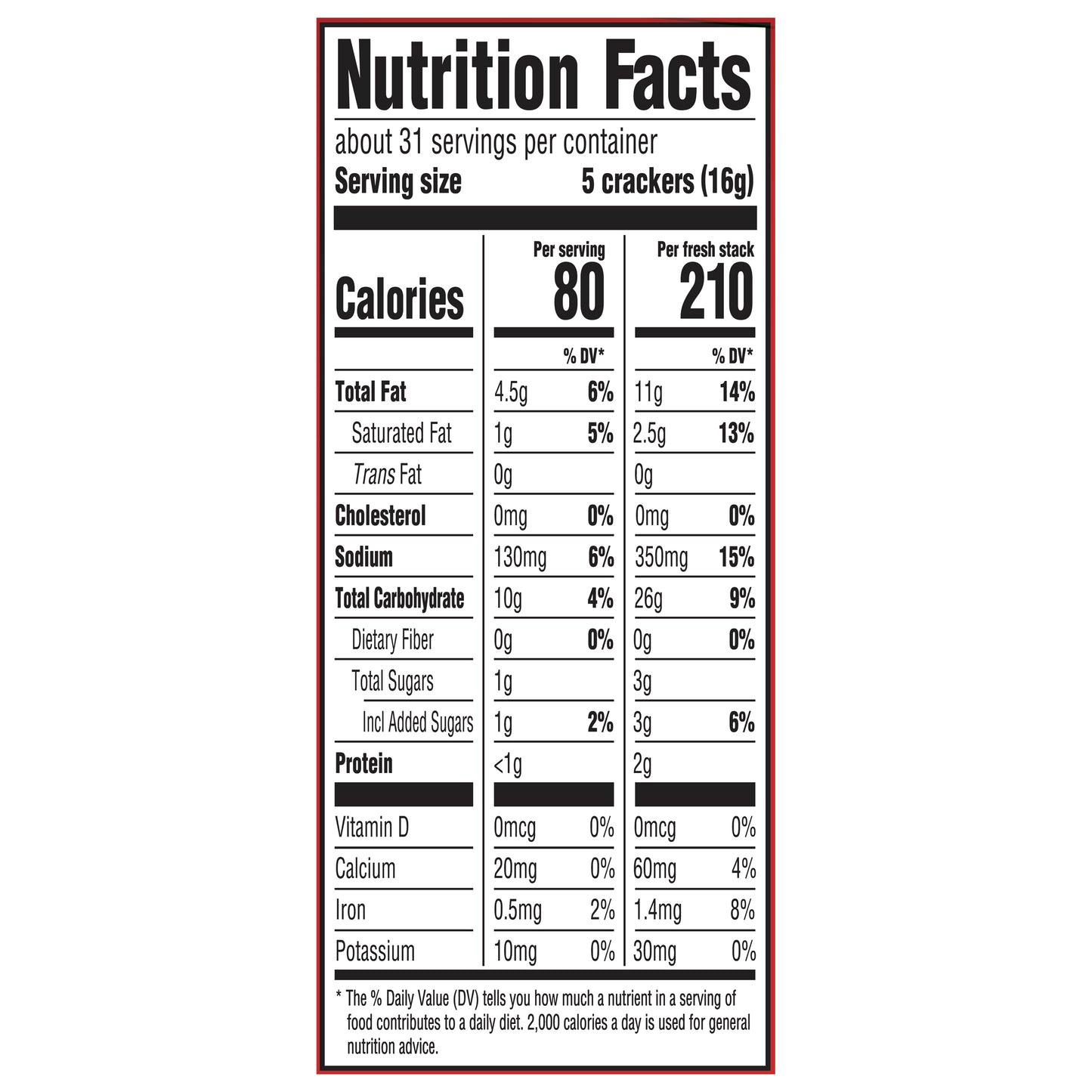MONDELEZ GLOBAL LLC (SNACKS US) Ritz Crackers Original 12 Pack Fresh Stack Carton 581268 BE Update 1