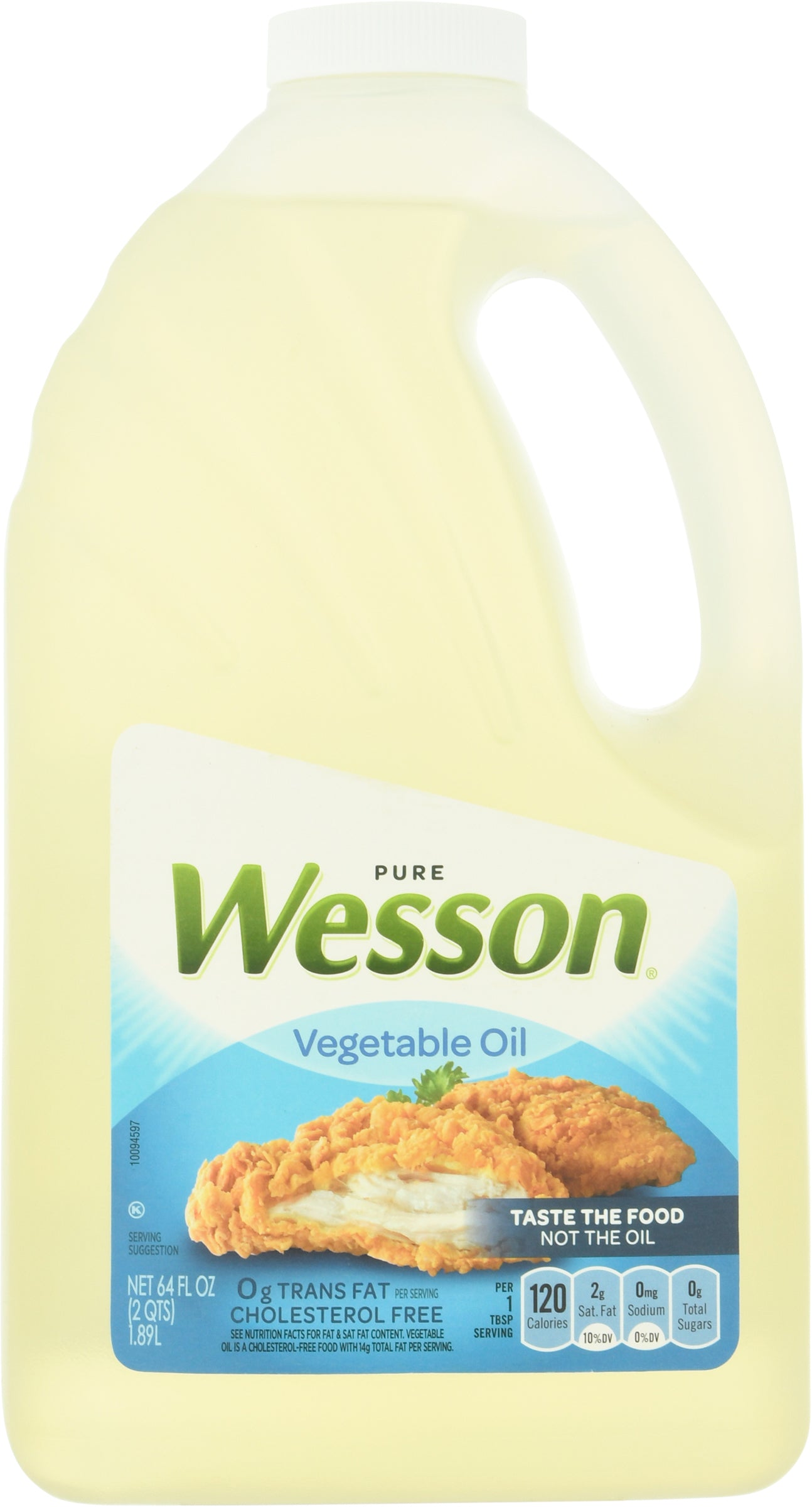Wesson Pure Vegetable Oil 64 fl oz
