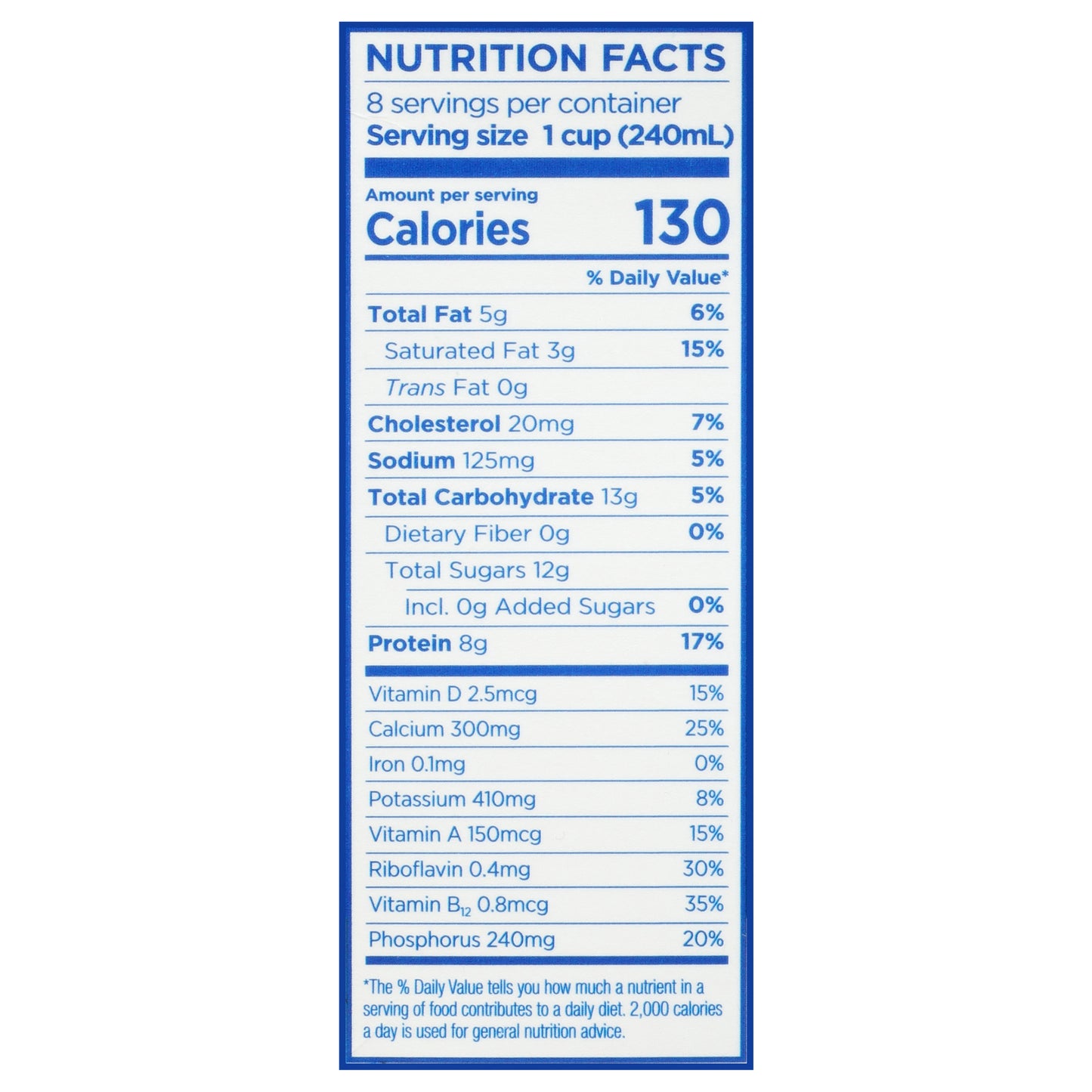 Lactaid 2% Reduced Fat Milk 0.5 gl