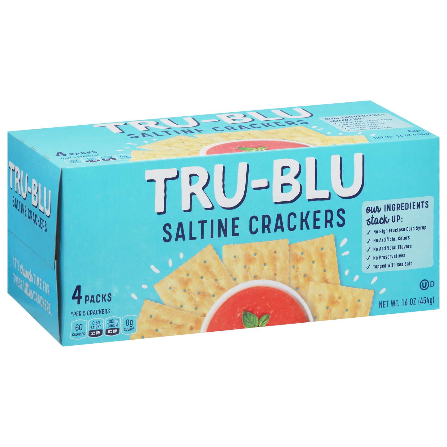 Tru-Blu Saltine Crackers 4 Packs
