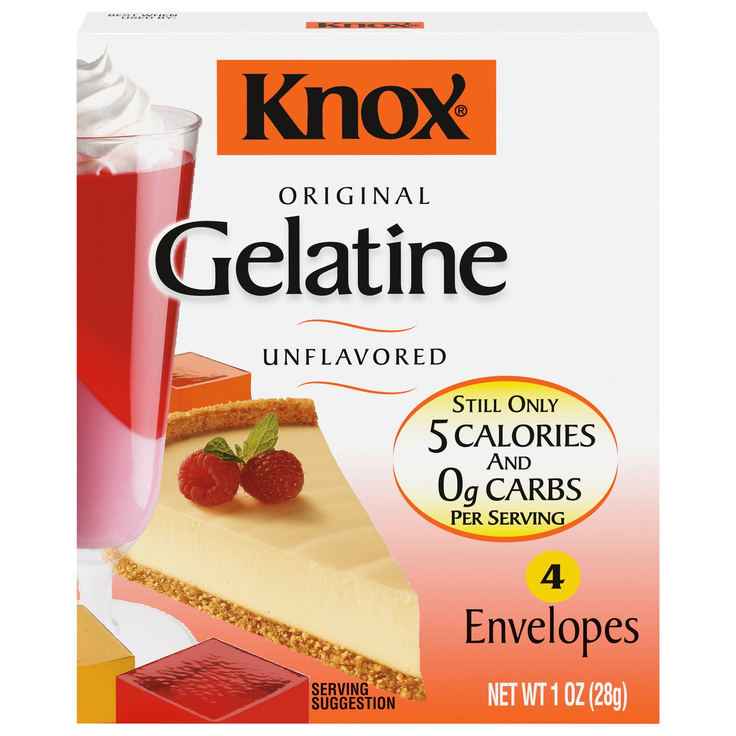 Knox Original Unflavoured Gelatine - Carton(41877-00001 - C3434395) 1 oz (28g)(Perf Map Task Needed)