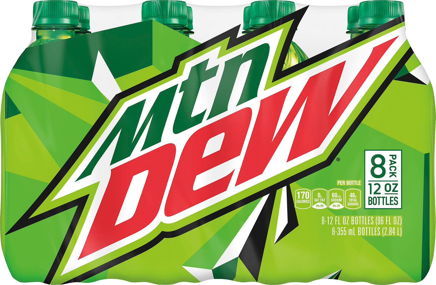 Mtn Dew 8 Pack Soda 8 ea