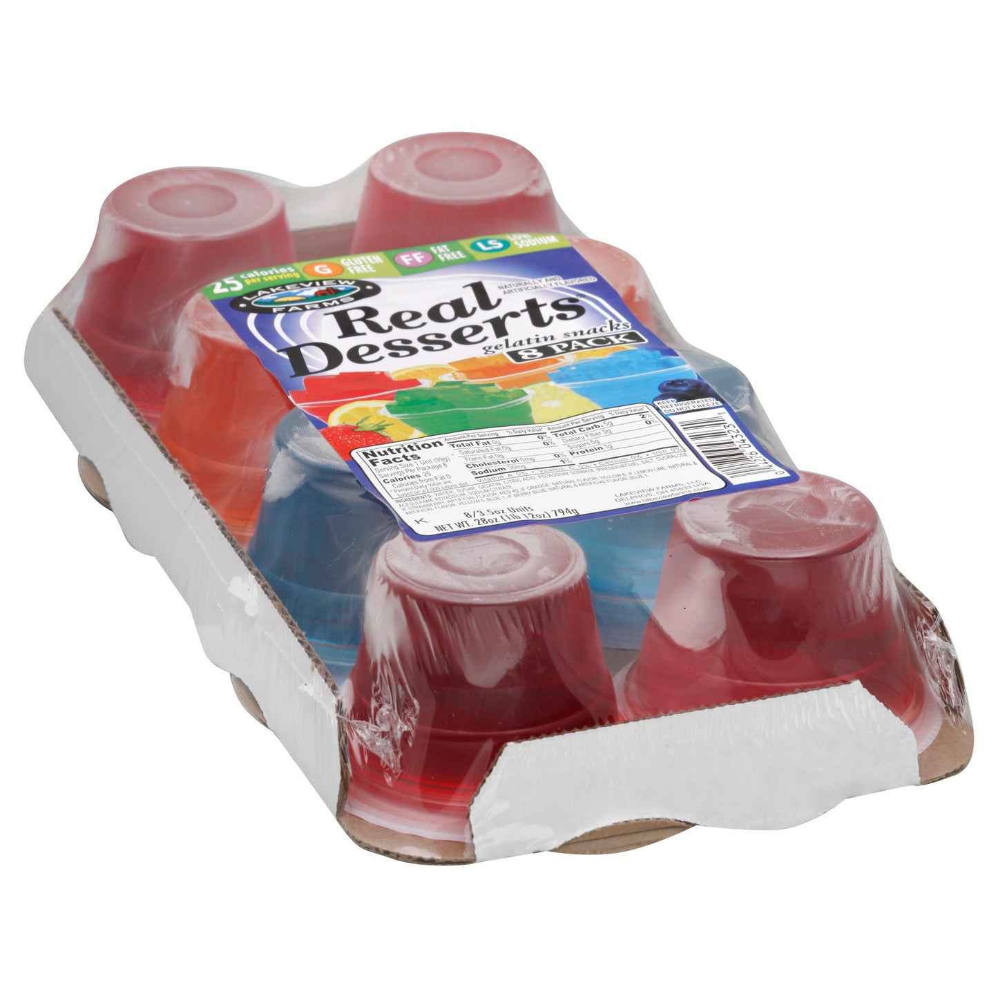 Real Desserts Gelatin Snacks 8 ea