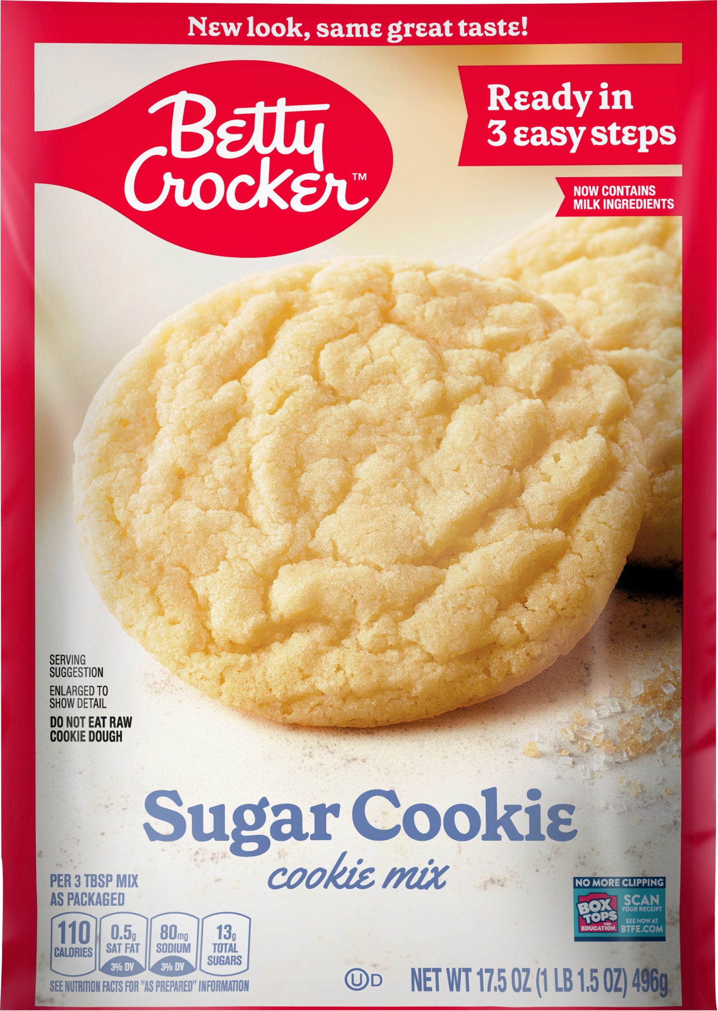 Betty Crocker Sugar Cookies, Cookie Baking Mix, 17.5 oz