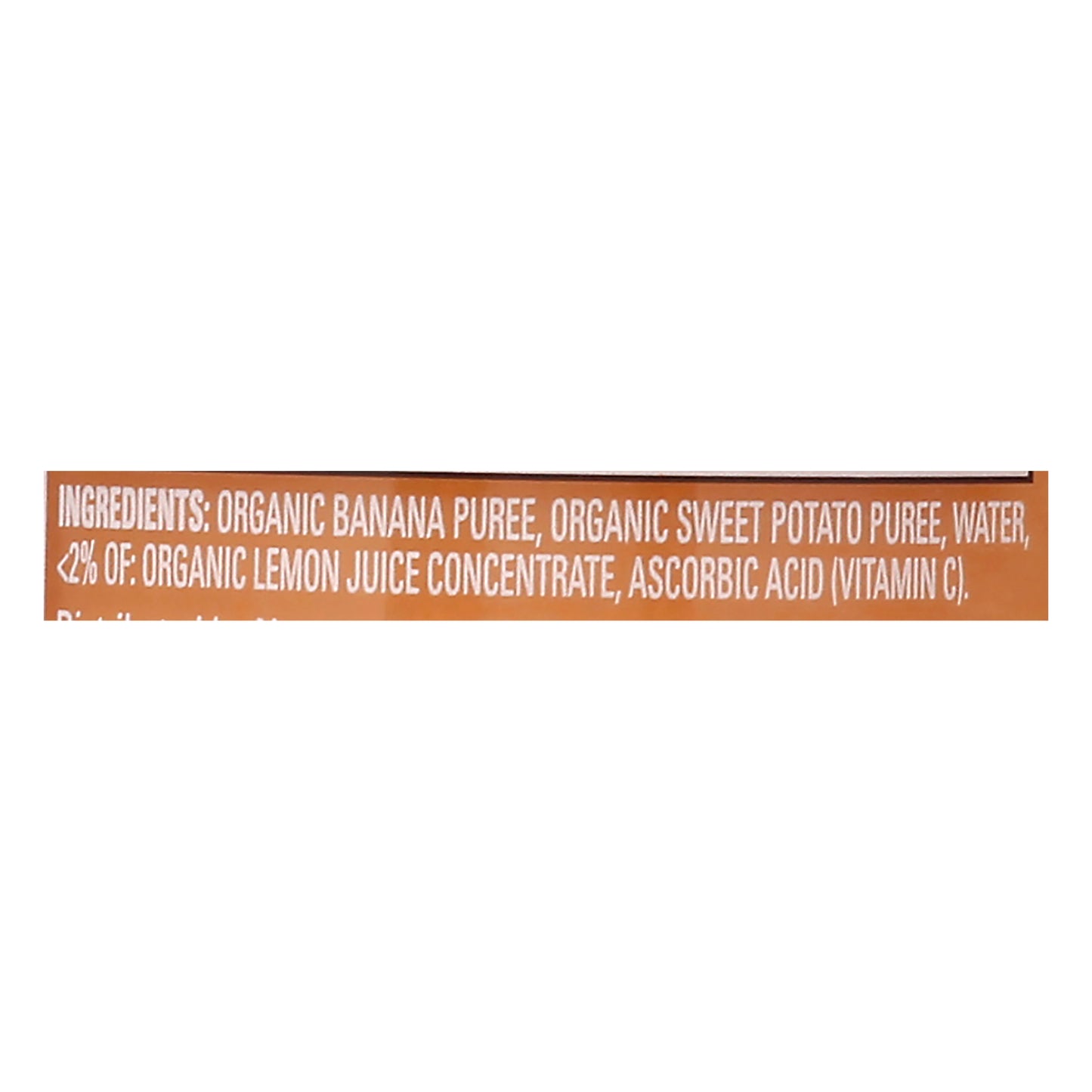 HappyBaby Stage 2 (6+ Months) Organic Bananas & Sweet Potatoes 4 oz