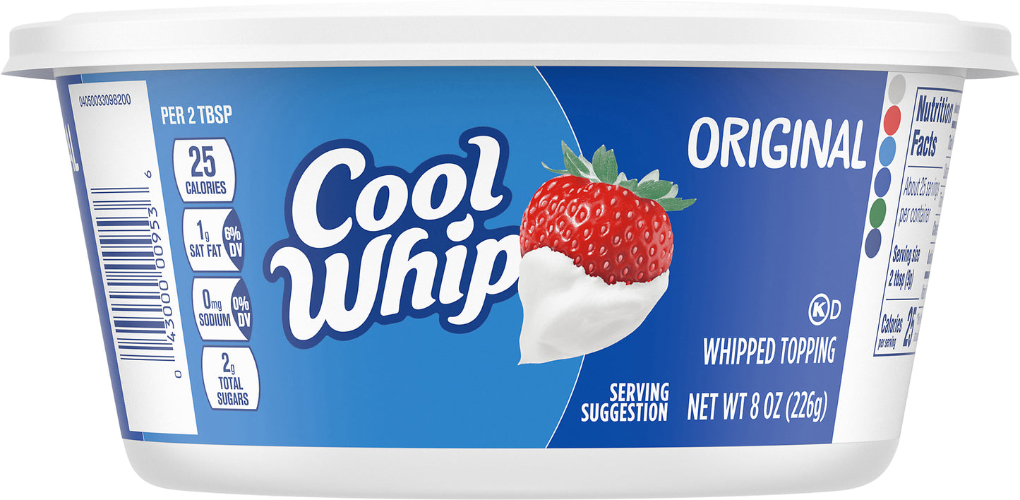 Cool Whip Original Whipped Topping, 8 oz Tub