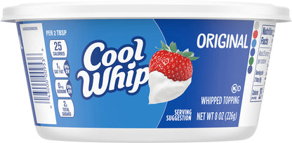 Cool Whip Original Whipped Topping, 8 oz Tub