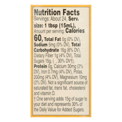 Grandma's Unsulphured Original Molasses 12 fl oz