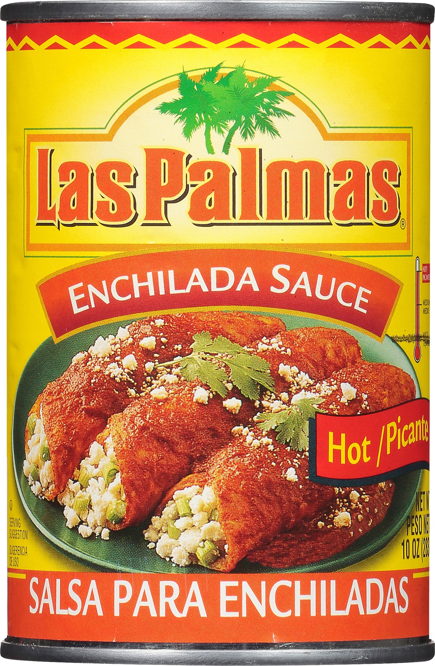 Las Palmas Hot Enchilada Sauce 10 oz