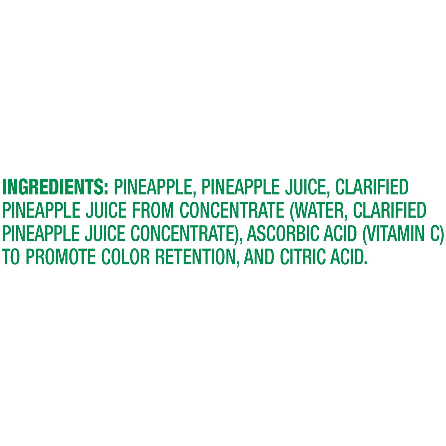 Dole® Fridge Pack Pineapple Chunks in 100% Pineapple Juice 15 oz. Tub