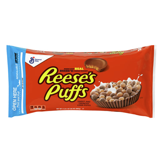 Reese's Puffs Sweet and Crunchy Peanut Butter Corn Puffs 35 oz
