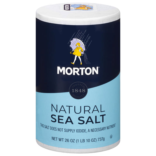 Morton Natural Sea Salt 26 oz