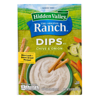 Hidden Valley Original Ranch Chive & Onion Dips Mix 0.9 oz