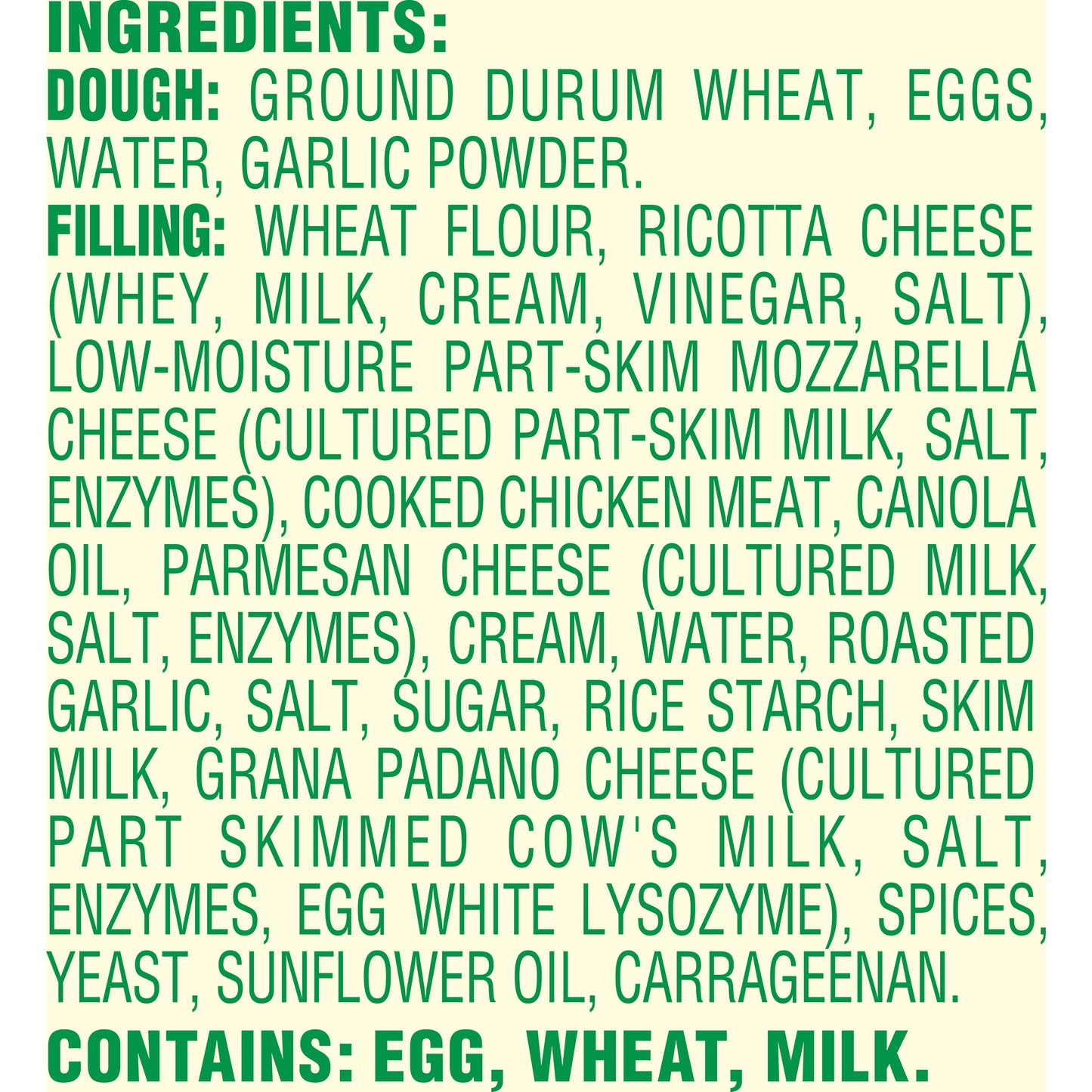 Buitoni Chicken and Roasted Garlic Tortelloni, Refrigerated Pasta, 20 oz Family Size Package