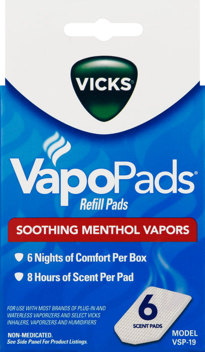 Vicks Scent Pads 6 ea
