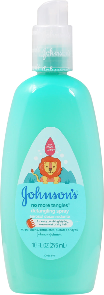 Johnson's No More Tangles Hair Detangling Spray, Tear Free, 10 fl. oz